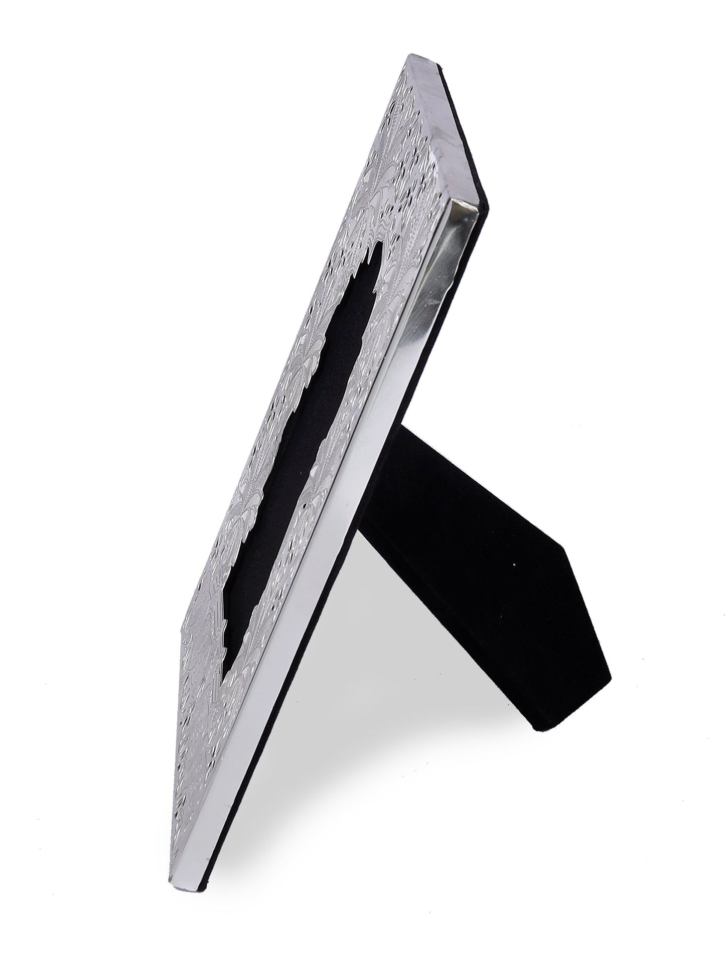 Brass Photo Frame with Silver Etching