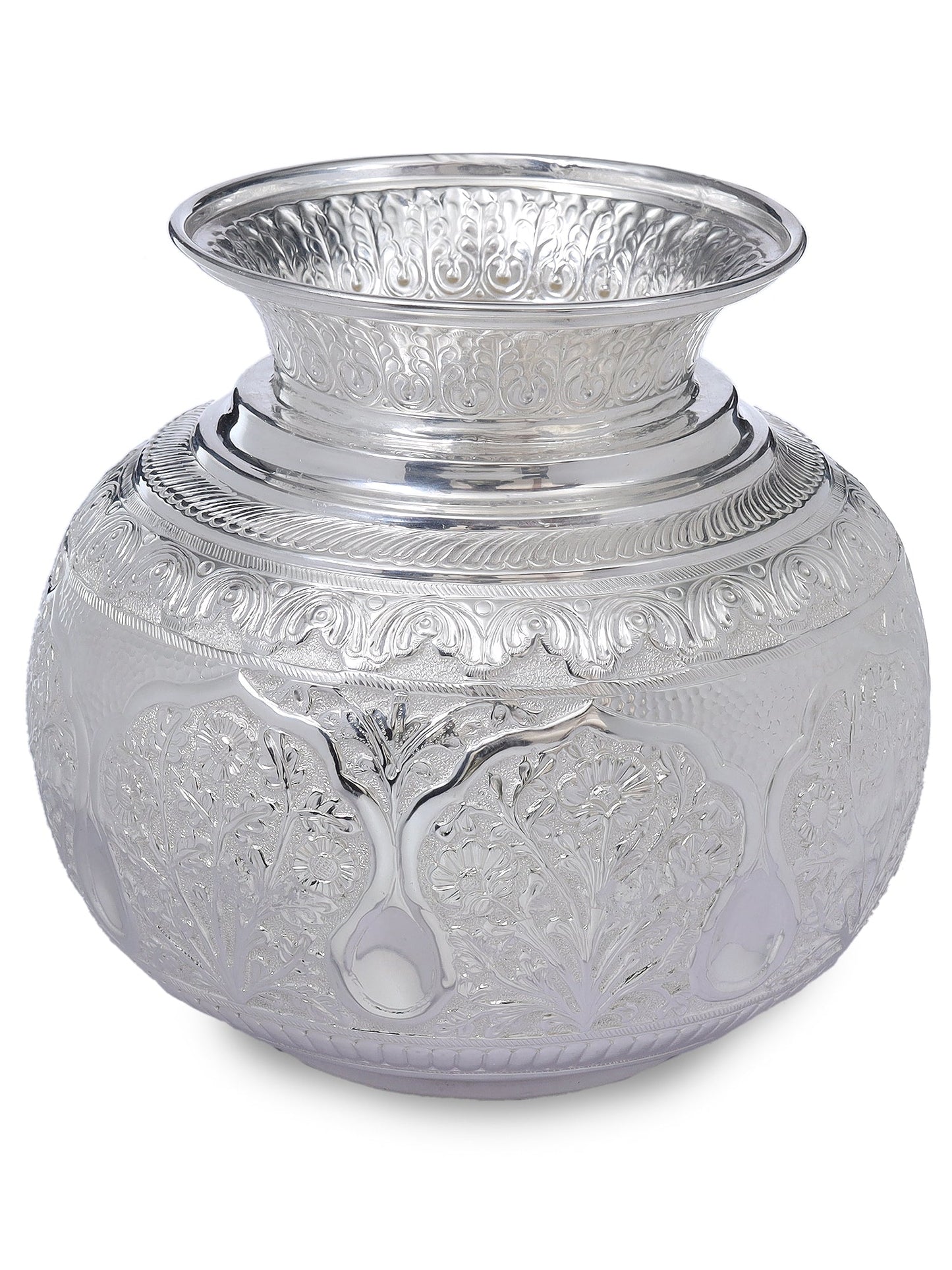 Brass Kalash Made In Silver Plating