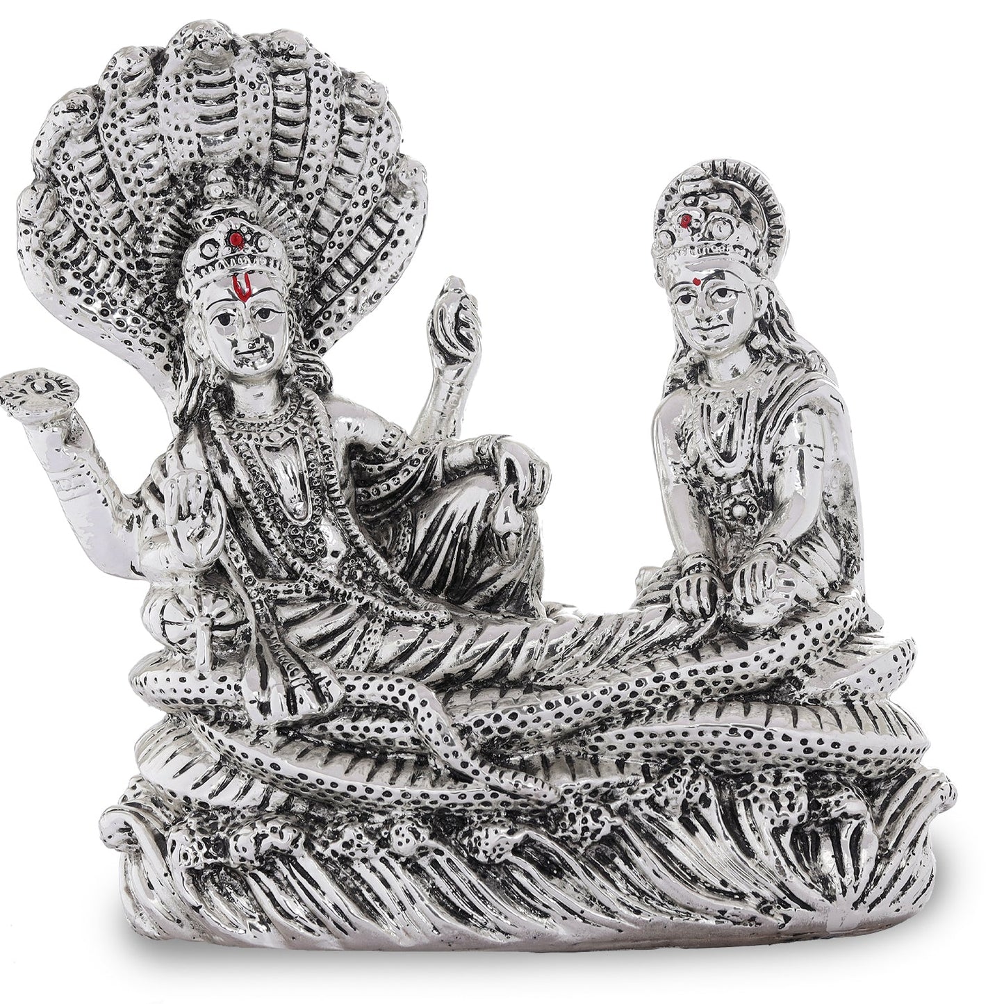 Resin Laxminarayan Made In Silver Plating