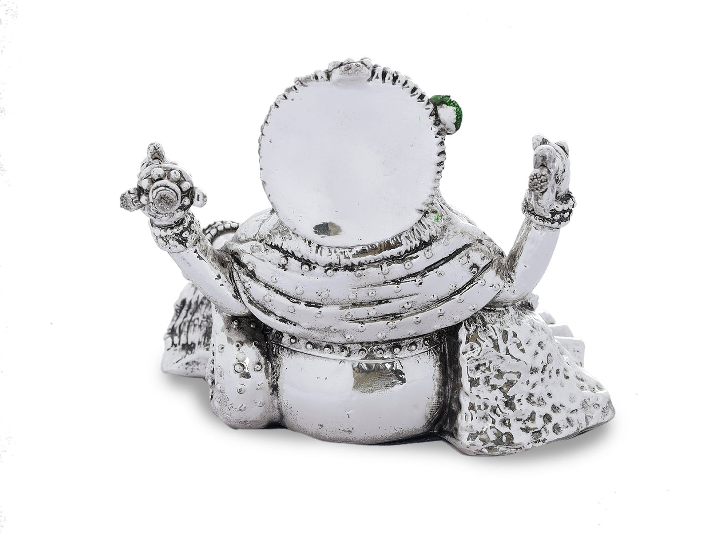 Ganesh Made In Silver Plating Resin Base Material