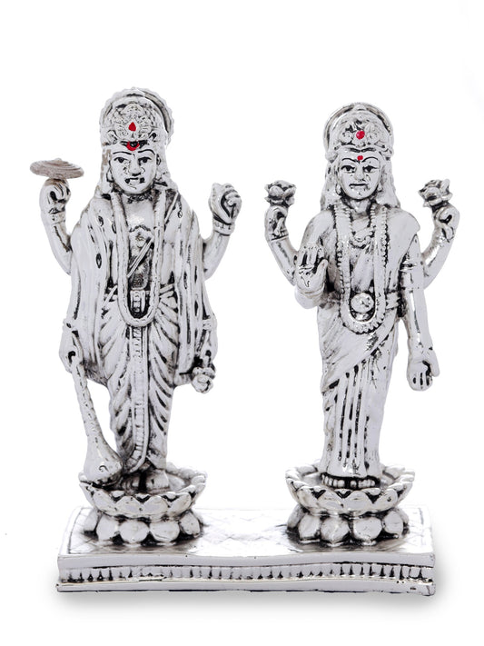 Vishnu Laxmi Made In Silver Plating