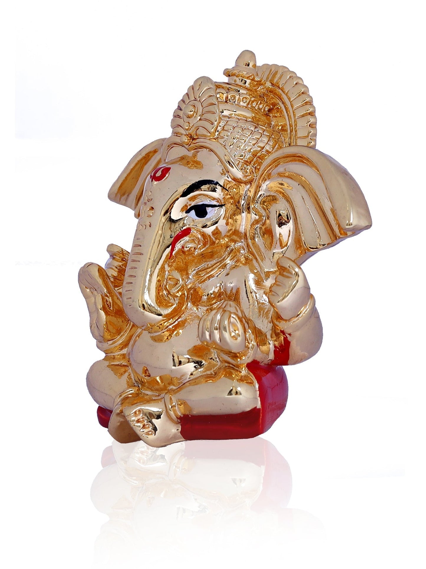 Ganesha Made In Gold Plating with Yellow Dhoti
