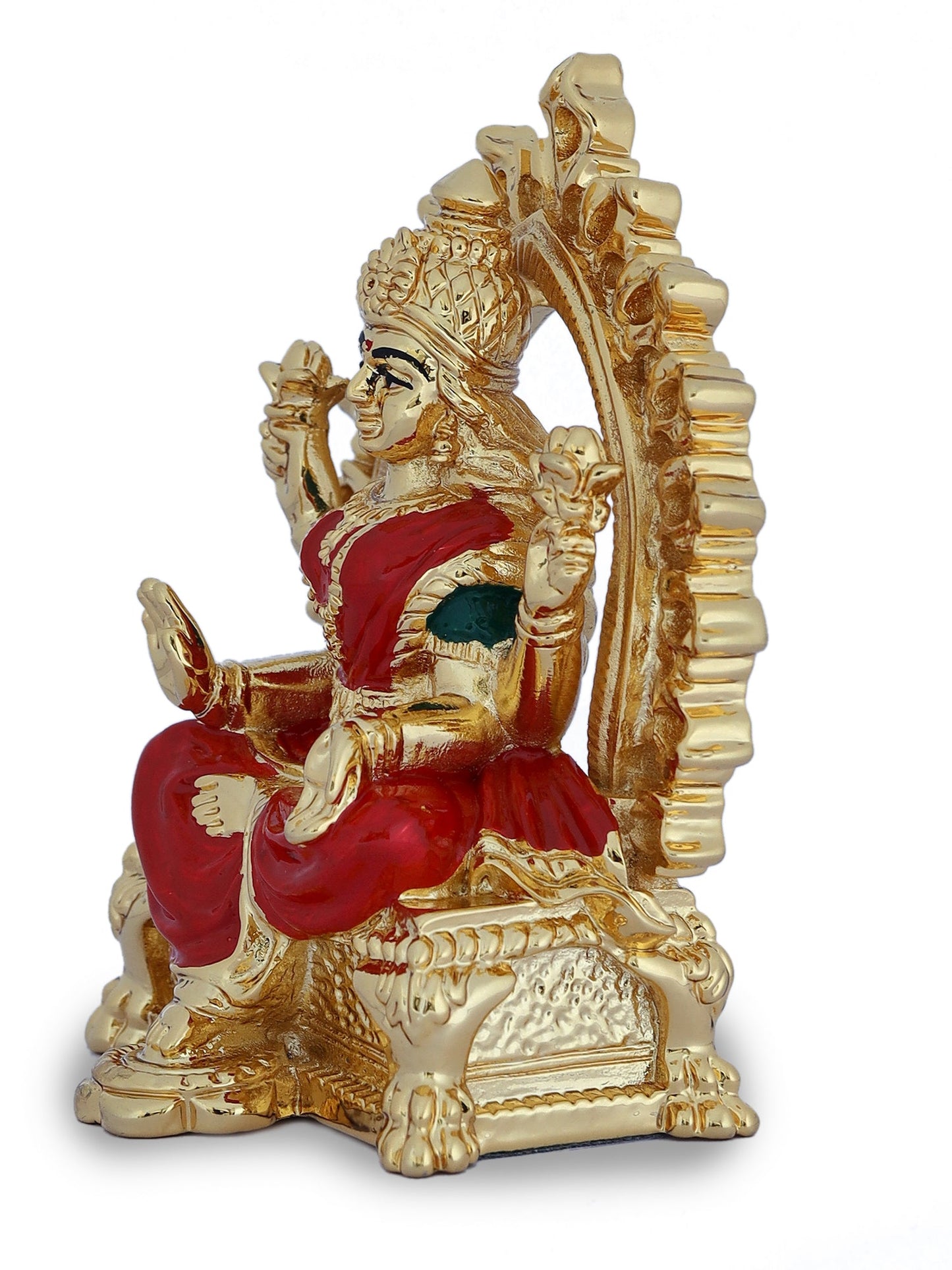 Resin Laxmi Ji Made In Gold Plating