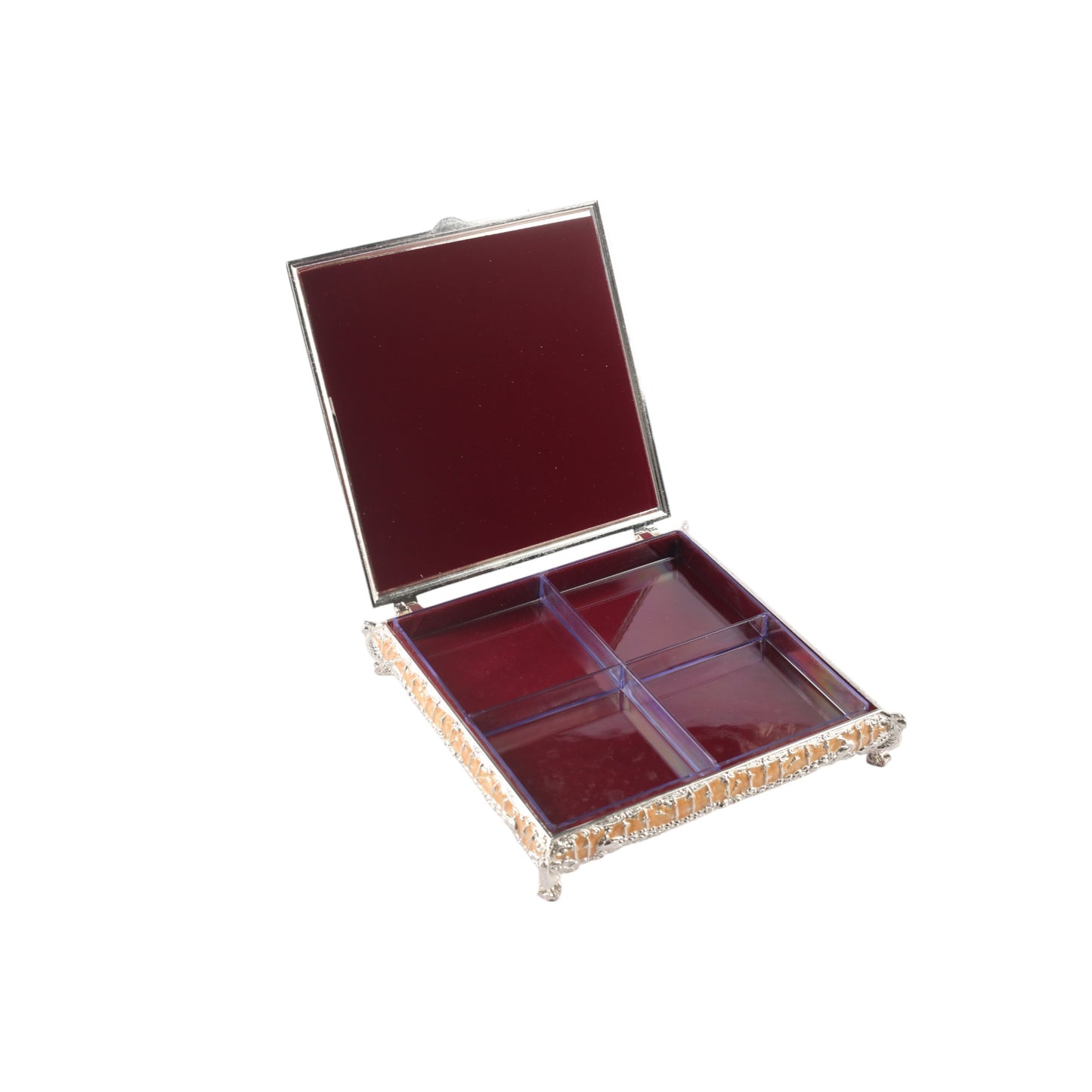 Jewelry Box with Peacock Lid- Large