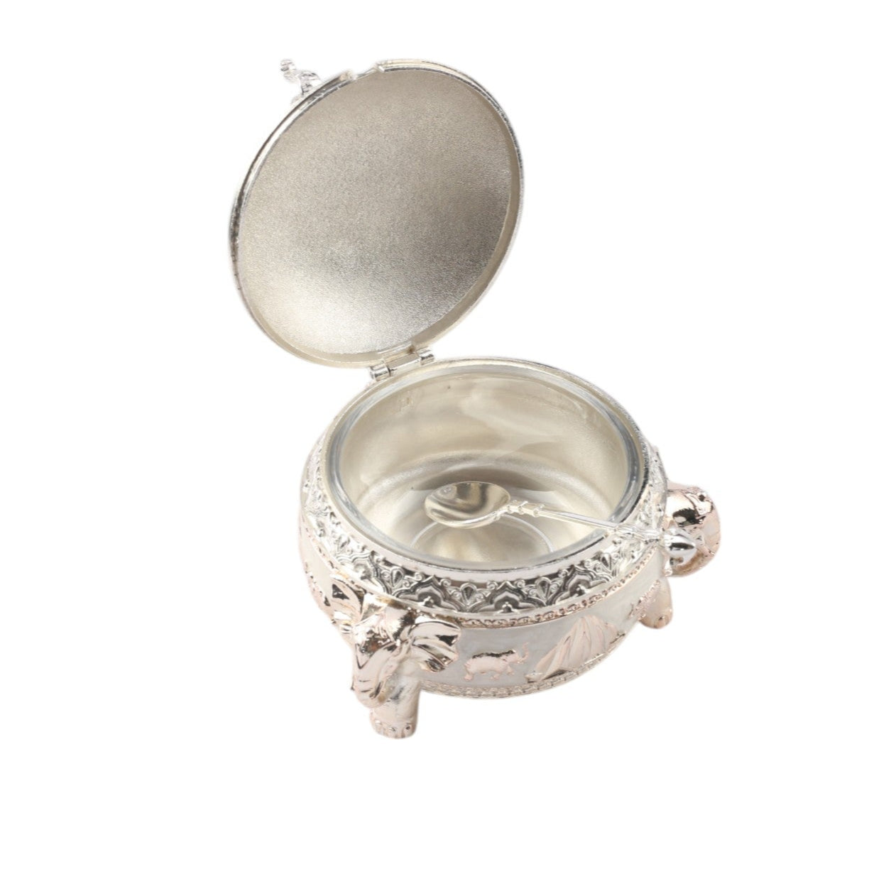 Elephant on top Sugar Pot – Enamel Finish