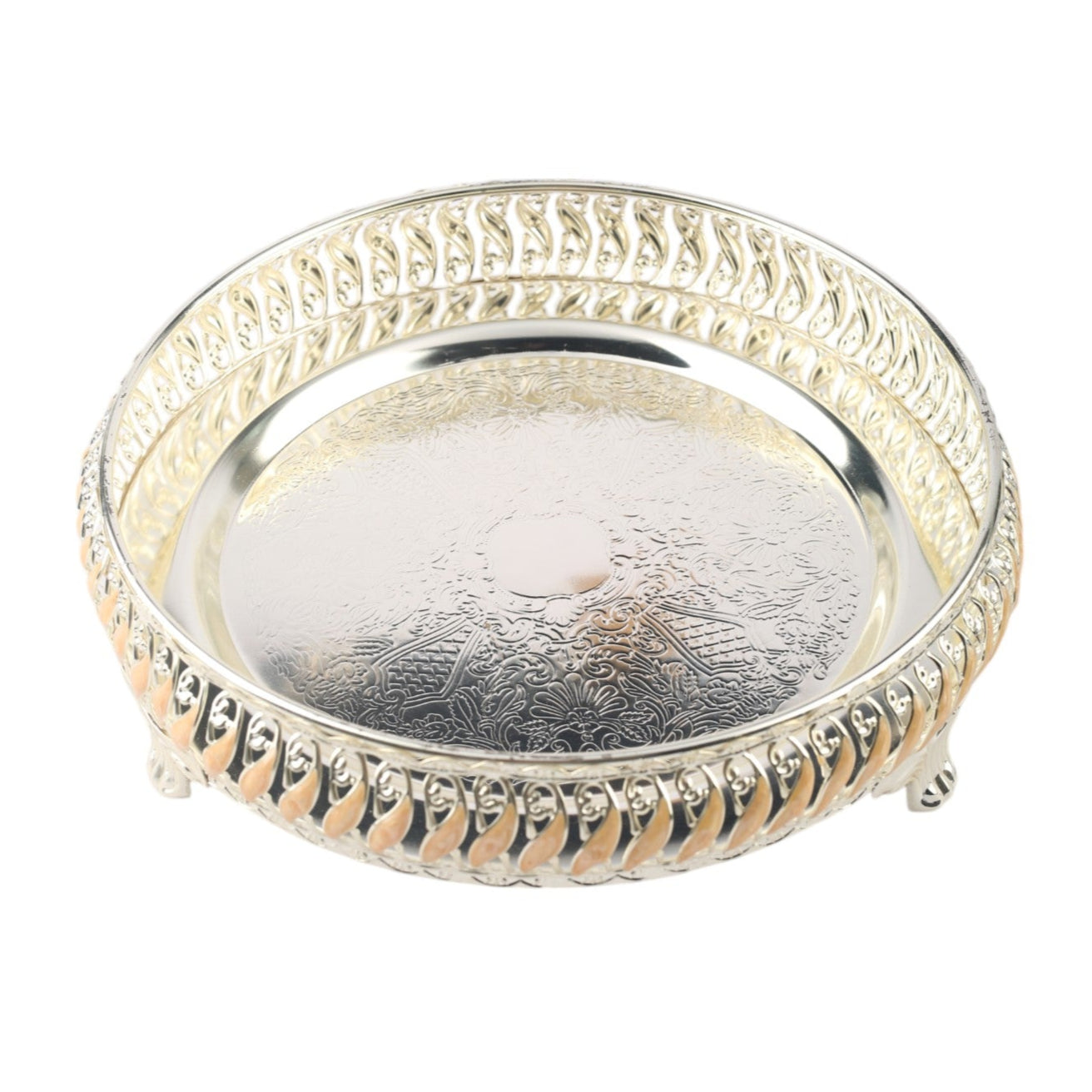 Dry Fruit Platter – Silver-Plated