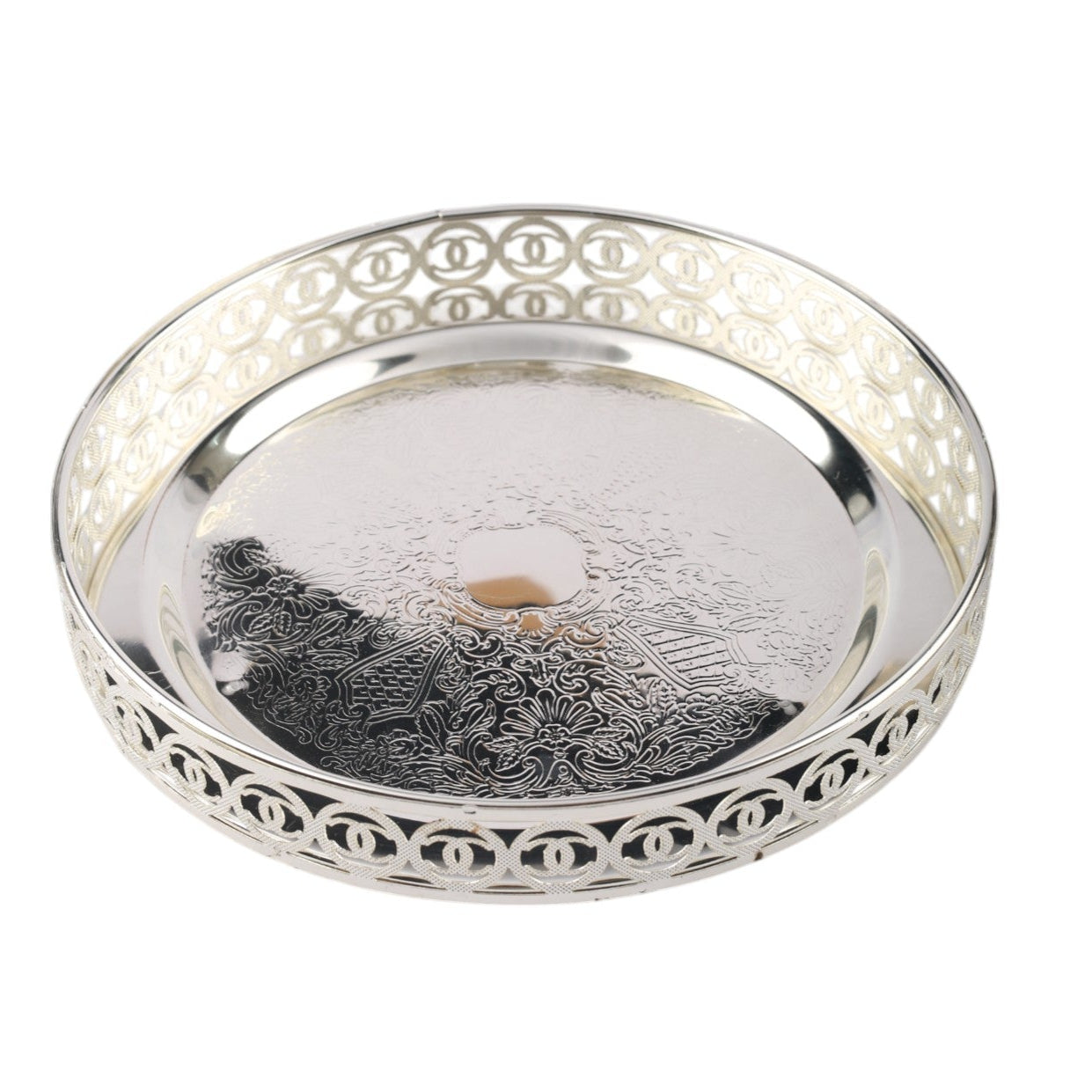Elegant Silver Plated Tray