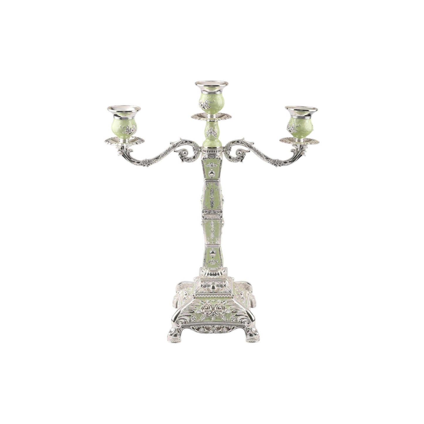 Elegant 3-Arm Decorative Candle Stand