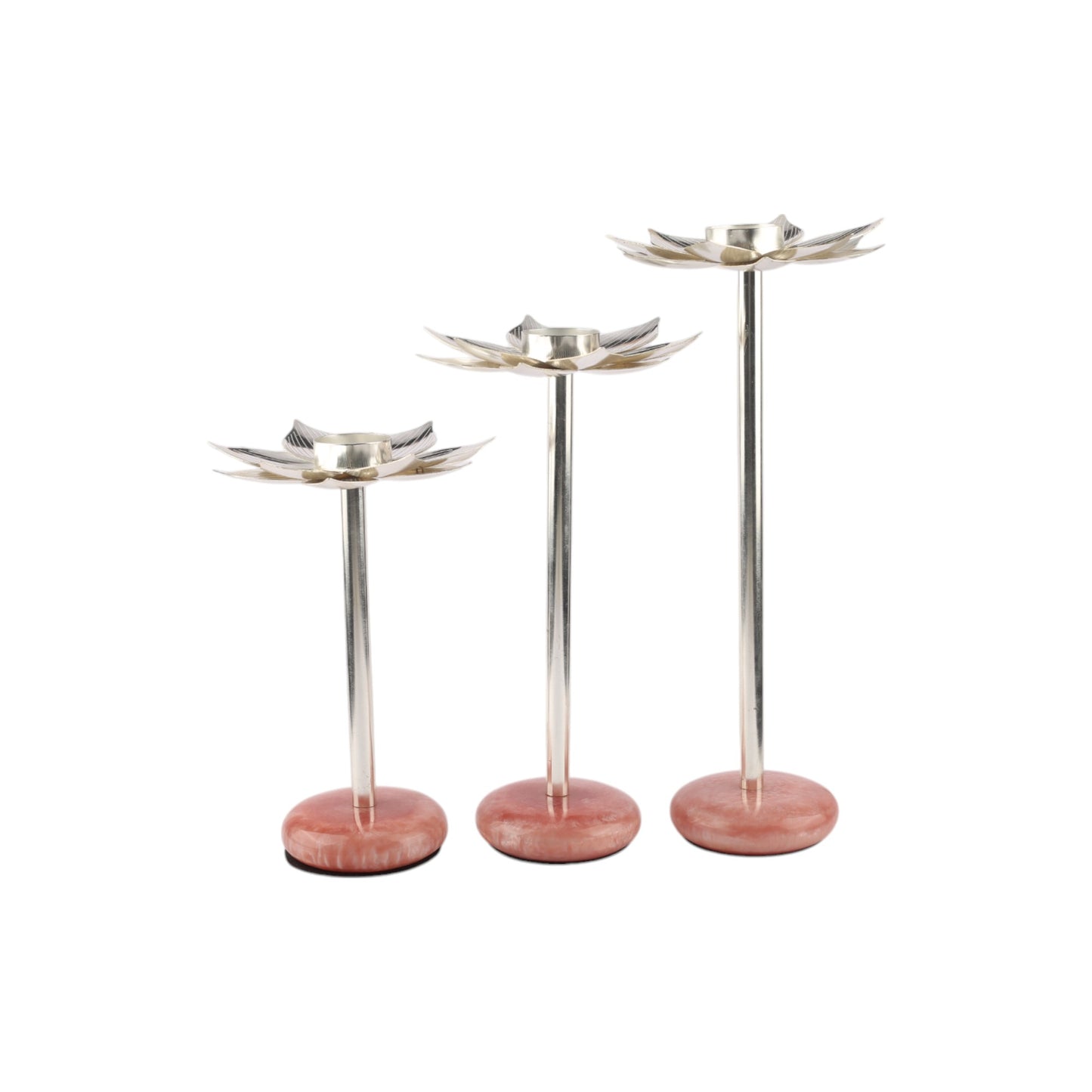 Lotus Flower Candle Holder Set