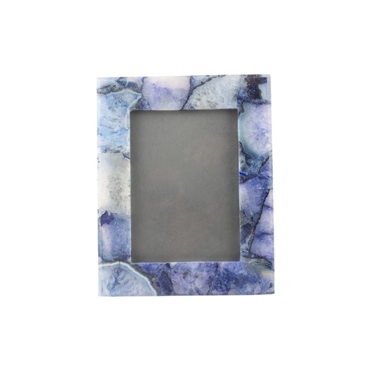 Blue Agate Photo Frame