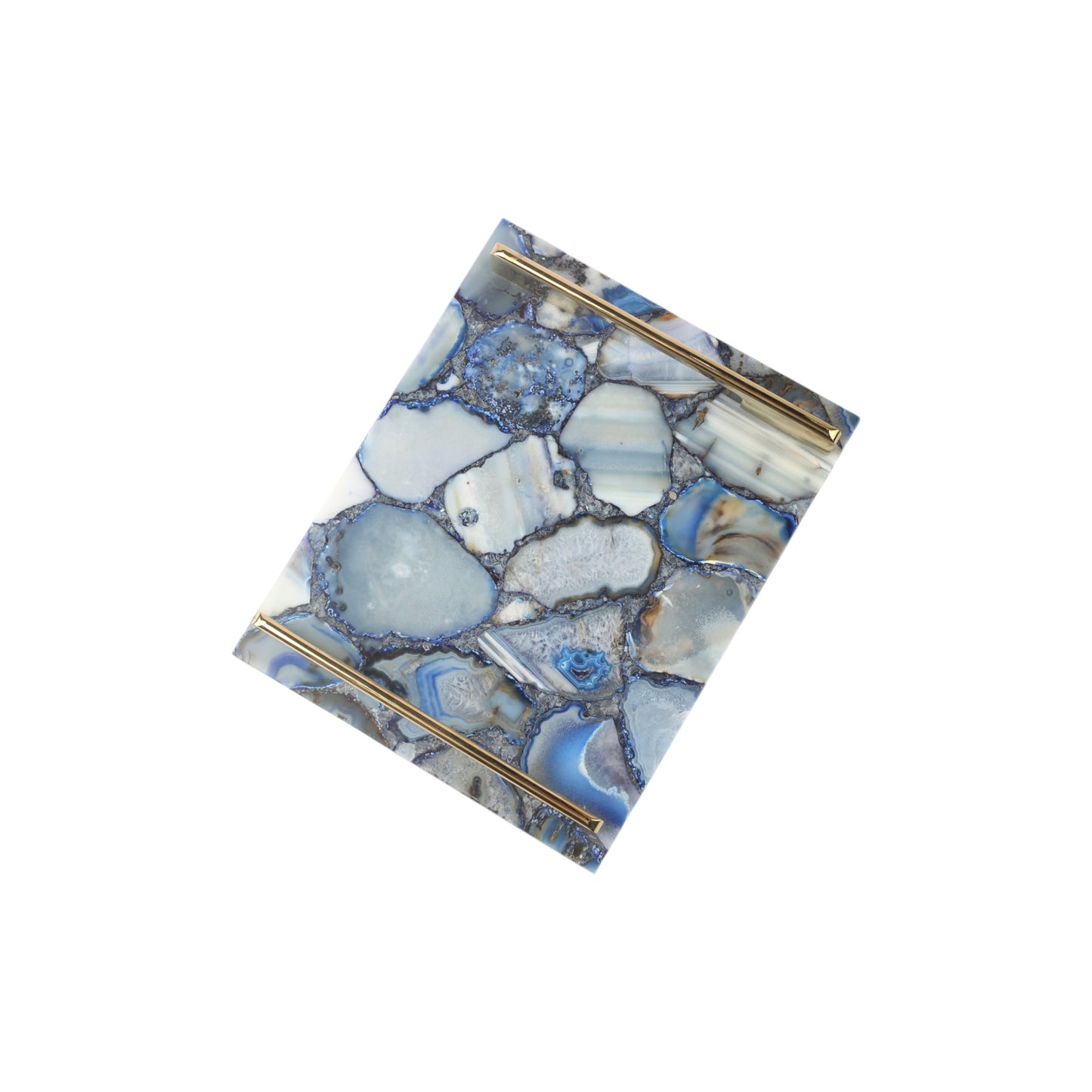 Blue Agate Serving Tray