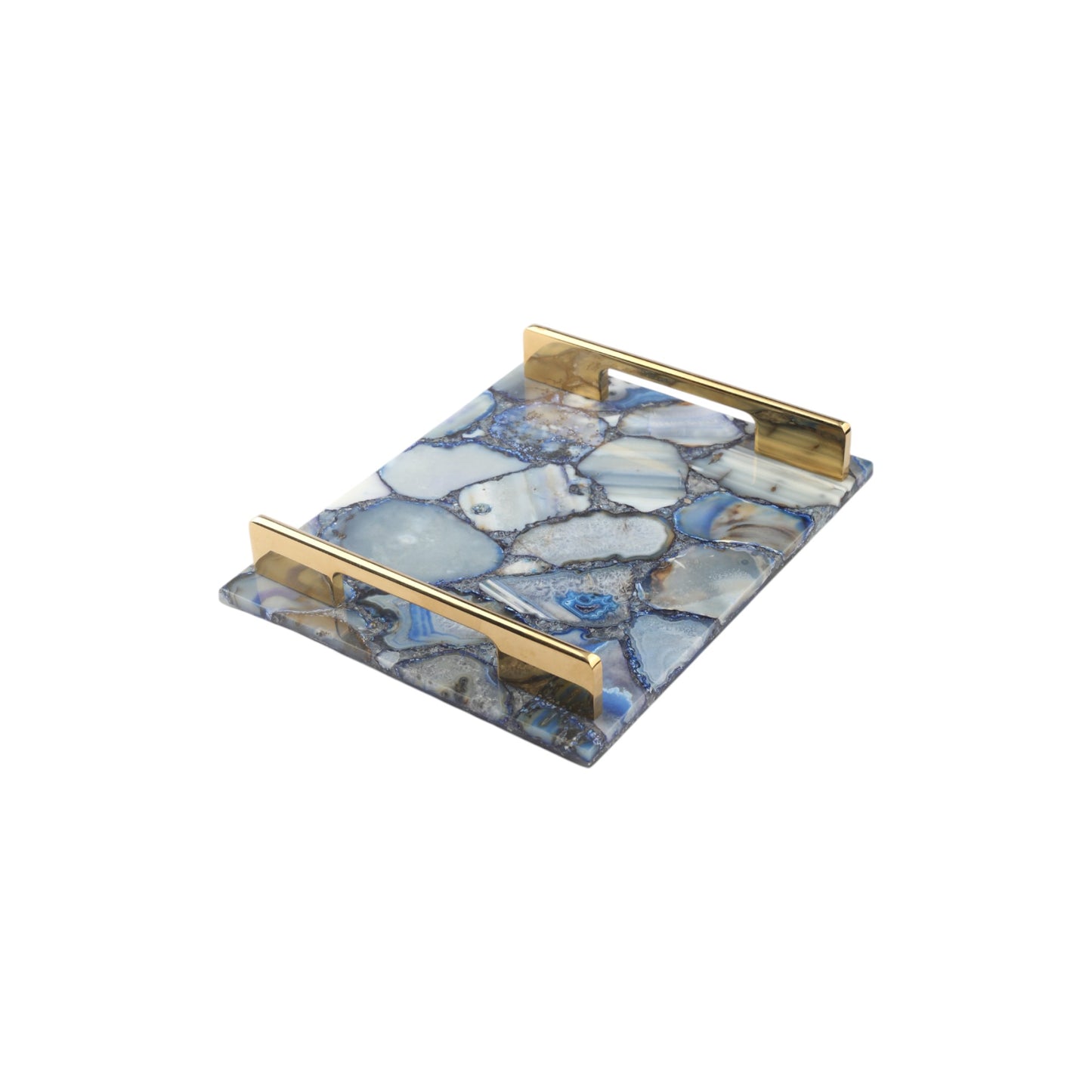 Blue Agate Serving Tray