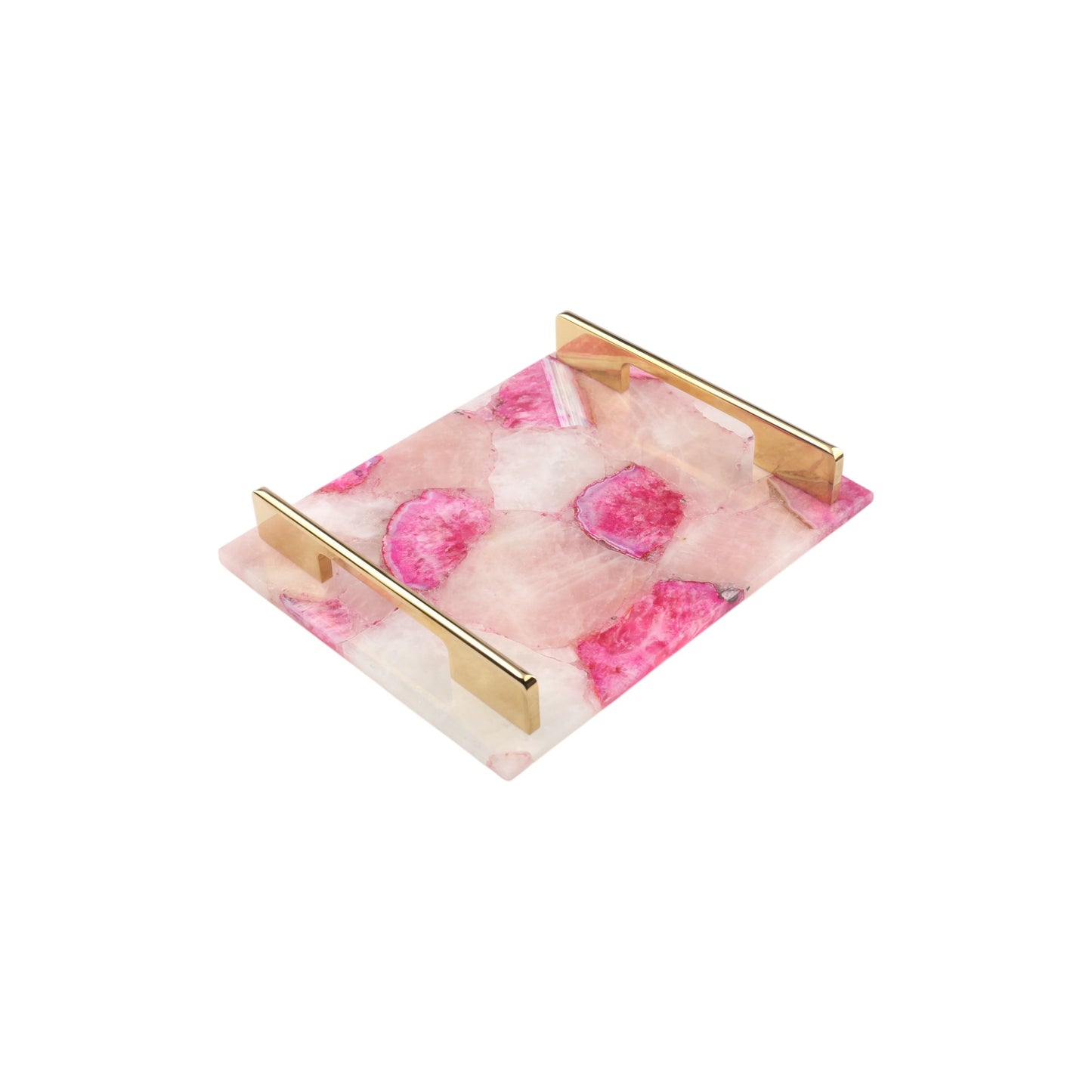 Mix Agate (Shades of Pink) Serving Tray