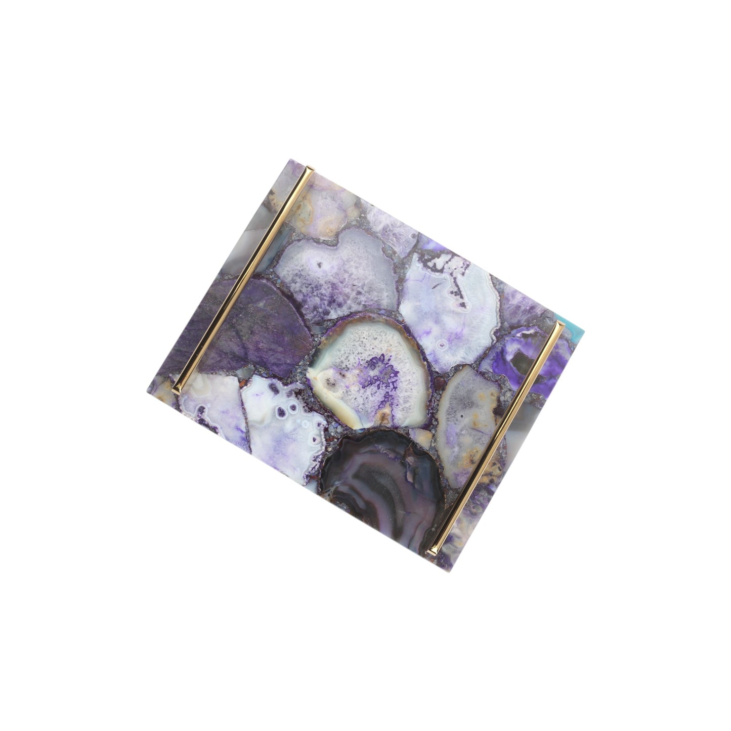 Purple Agate Serving Tray