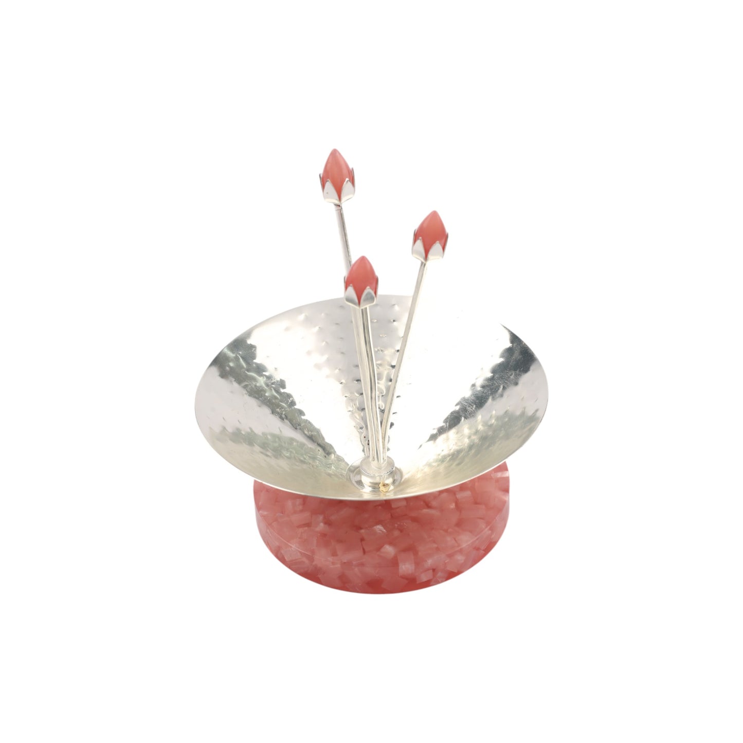 Silver-Plated Cone Bowl
