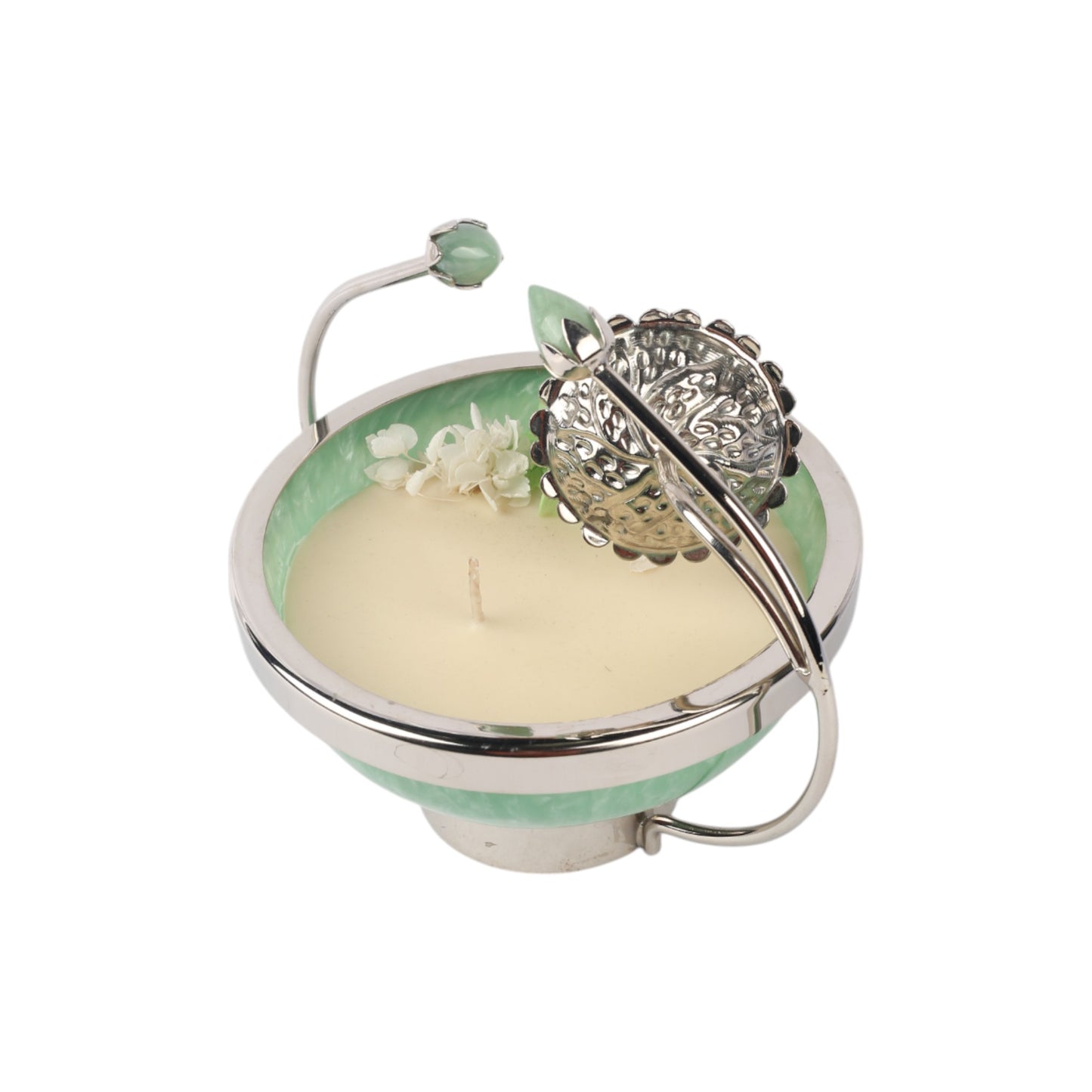 Mint Designer Candle Basket
