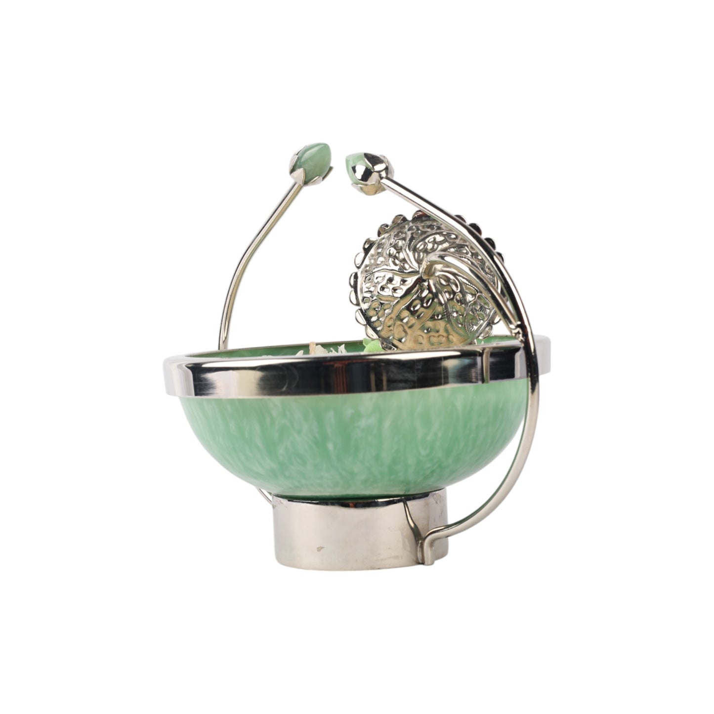 Mint Designer Candle Basket