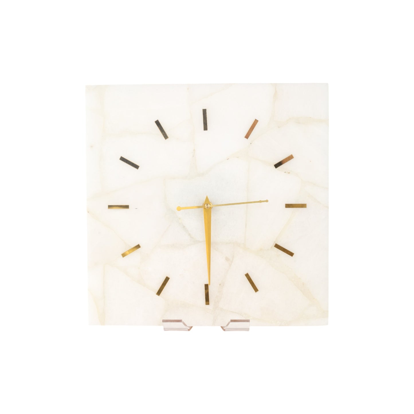White Square Clock