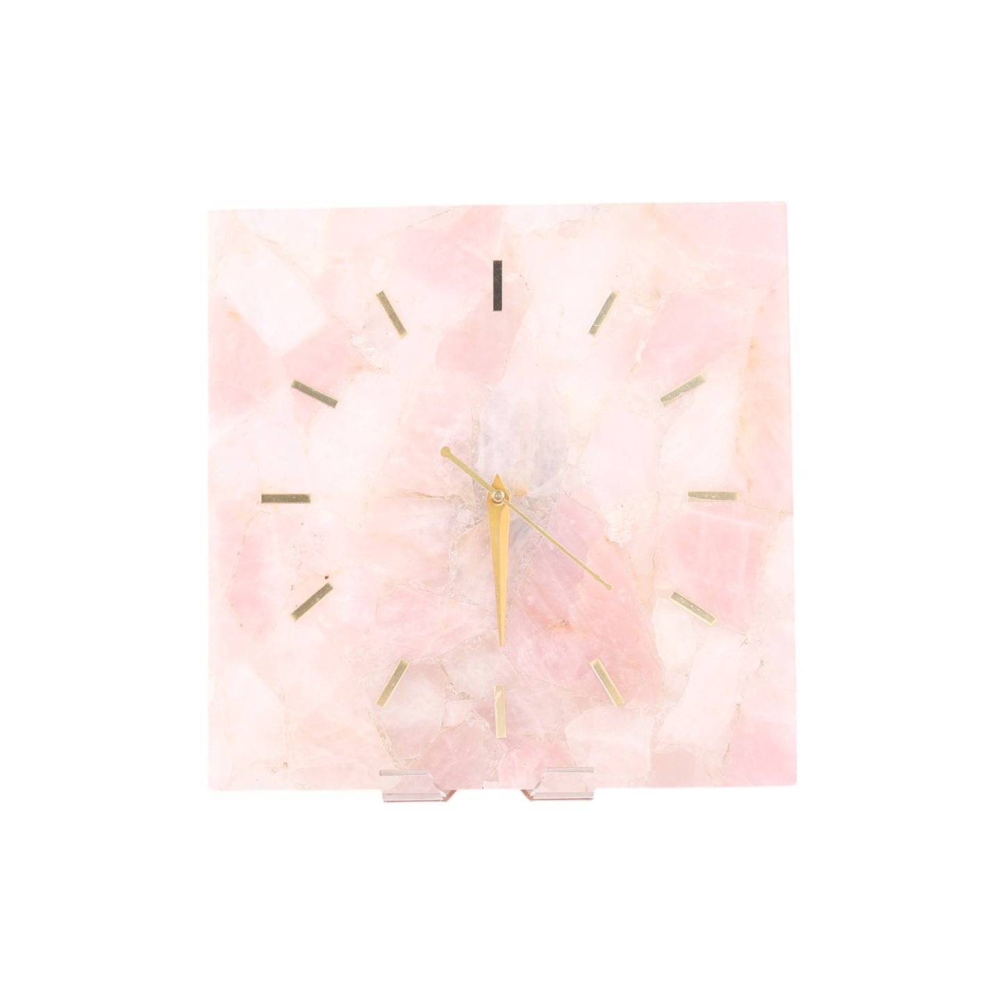 Rose Quartz Square Clock