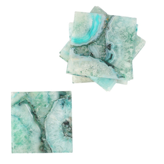 Aqua Square Coaster Set