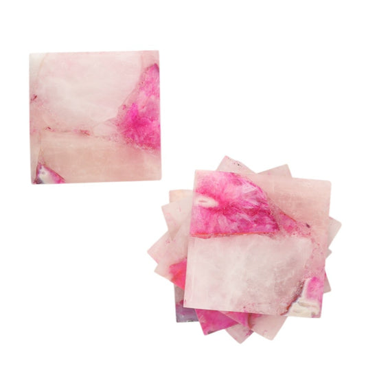 Shades of Pink Square Coaster Set