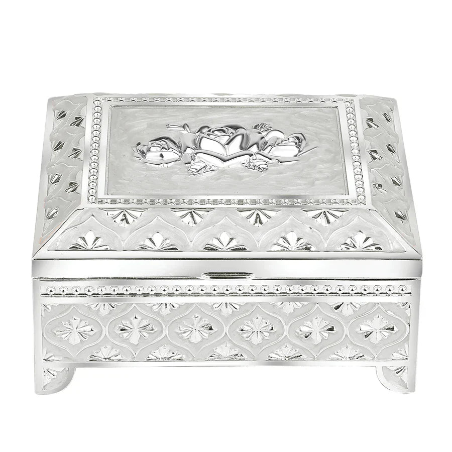 Enamel jewellery box -MOP