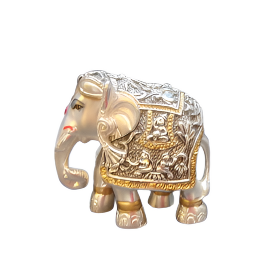 Silver-Plated Elephant (small)