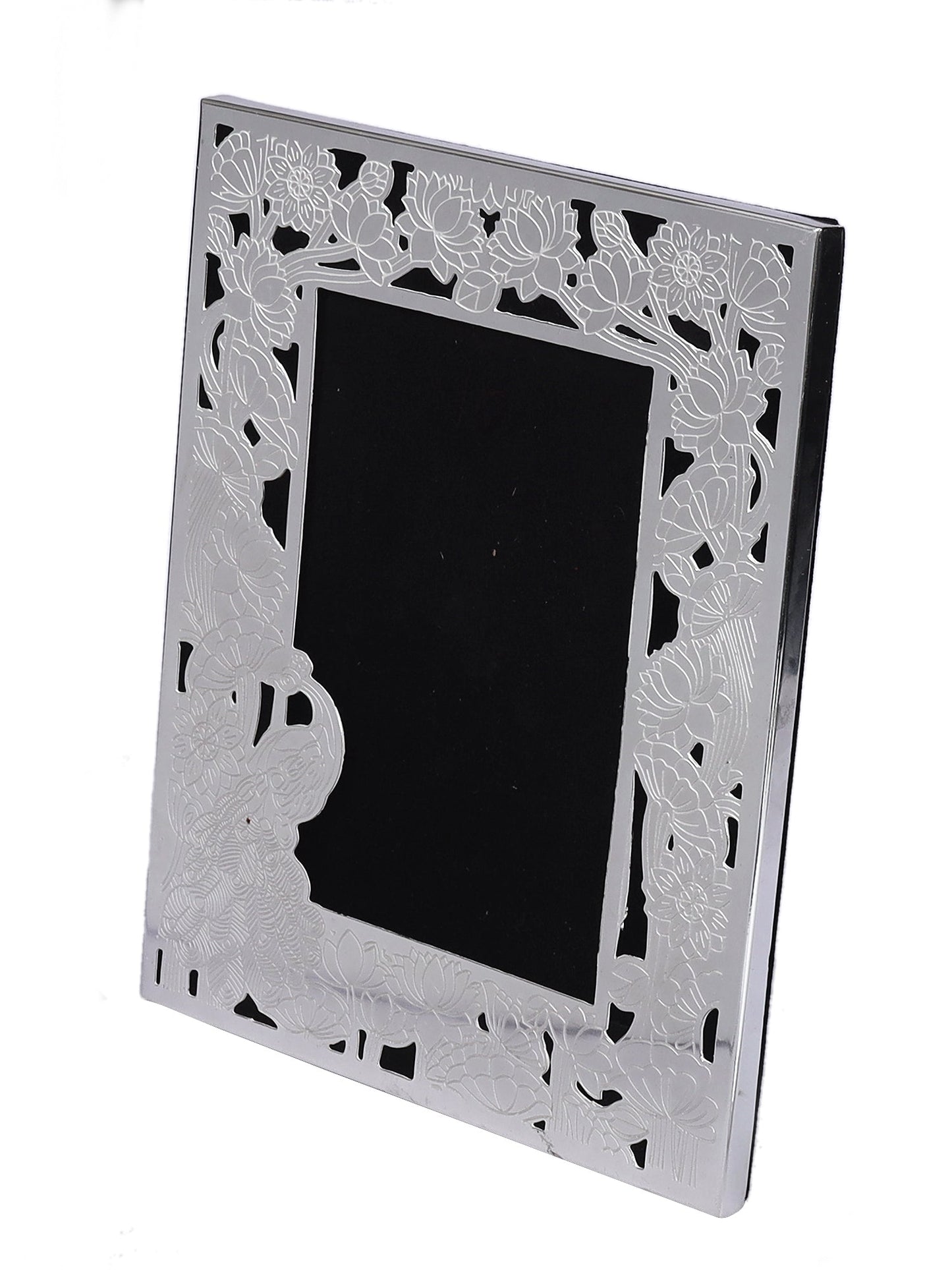 Frame Made In Brass Material Silver Etching