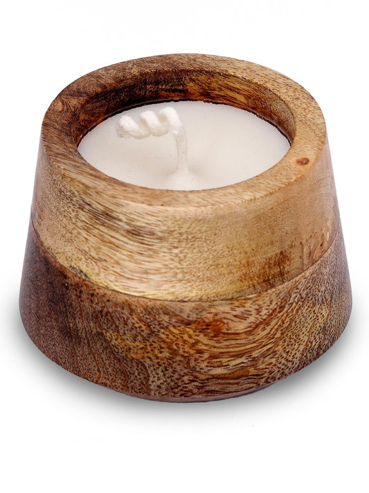 Wooden Candle Made In Soya Wax