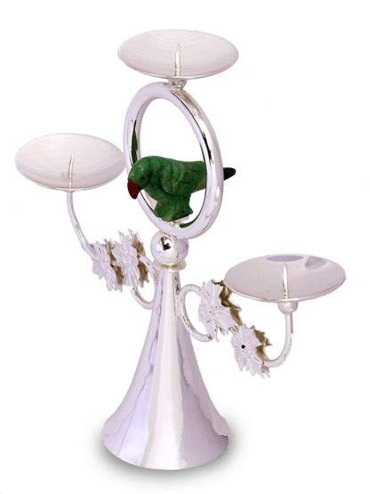 Silver Plated Candle Stand