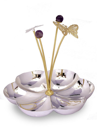 Silver Plated Cot Tray Made