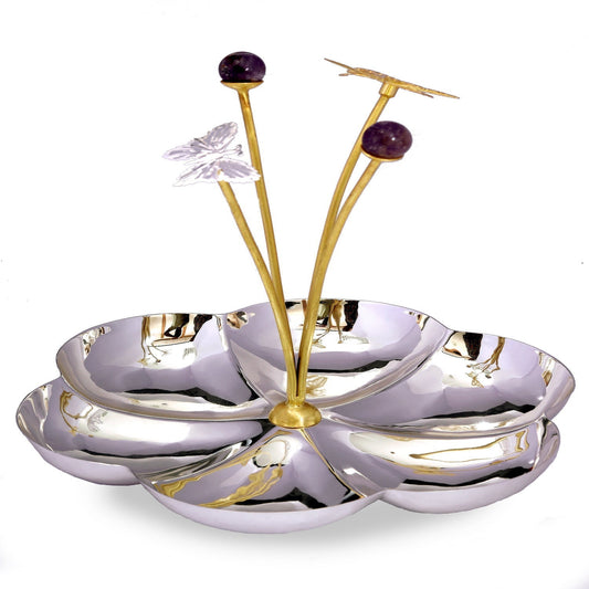 Silver Plated Cot Tray Made