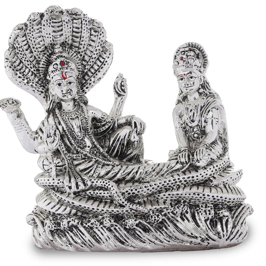 Resin Laxminarayan Made In Silver Plating