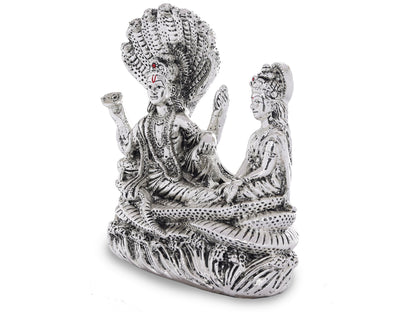 Resin Laxminarayan Made In Silver Plating