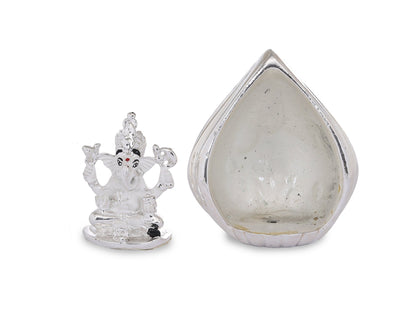 Resin Ganesh Made In Silver Plating