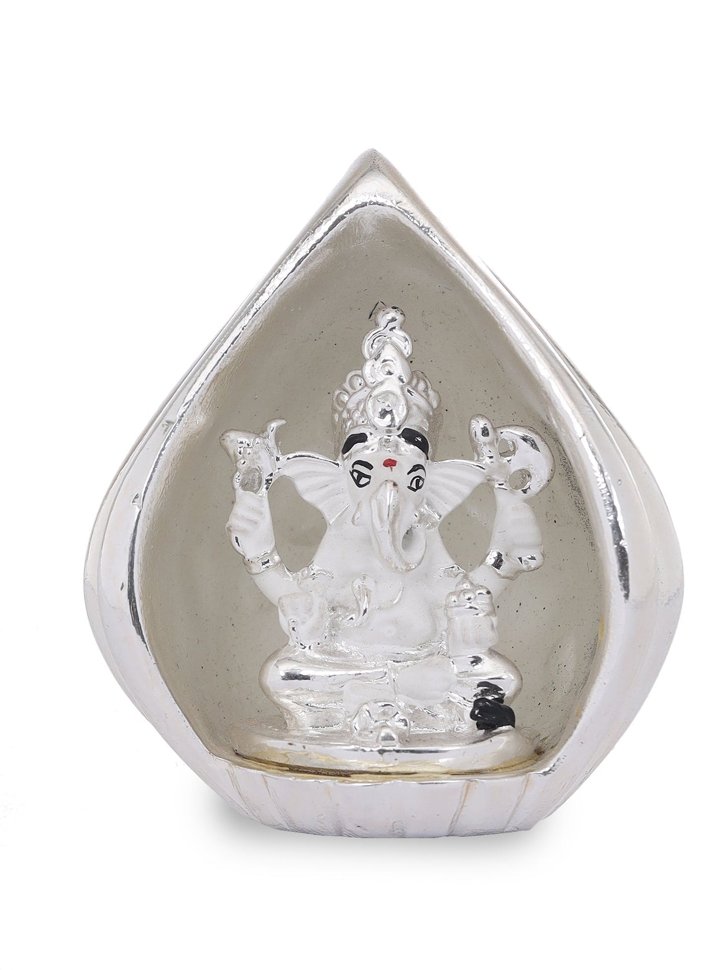 Resin Ganesh Made In Silver Plating