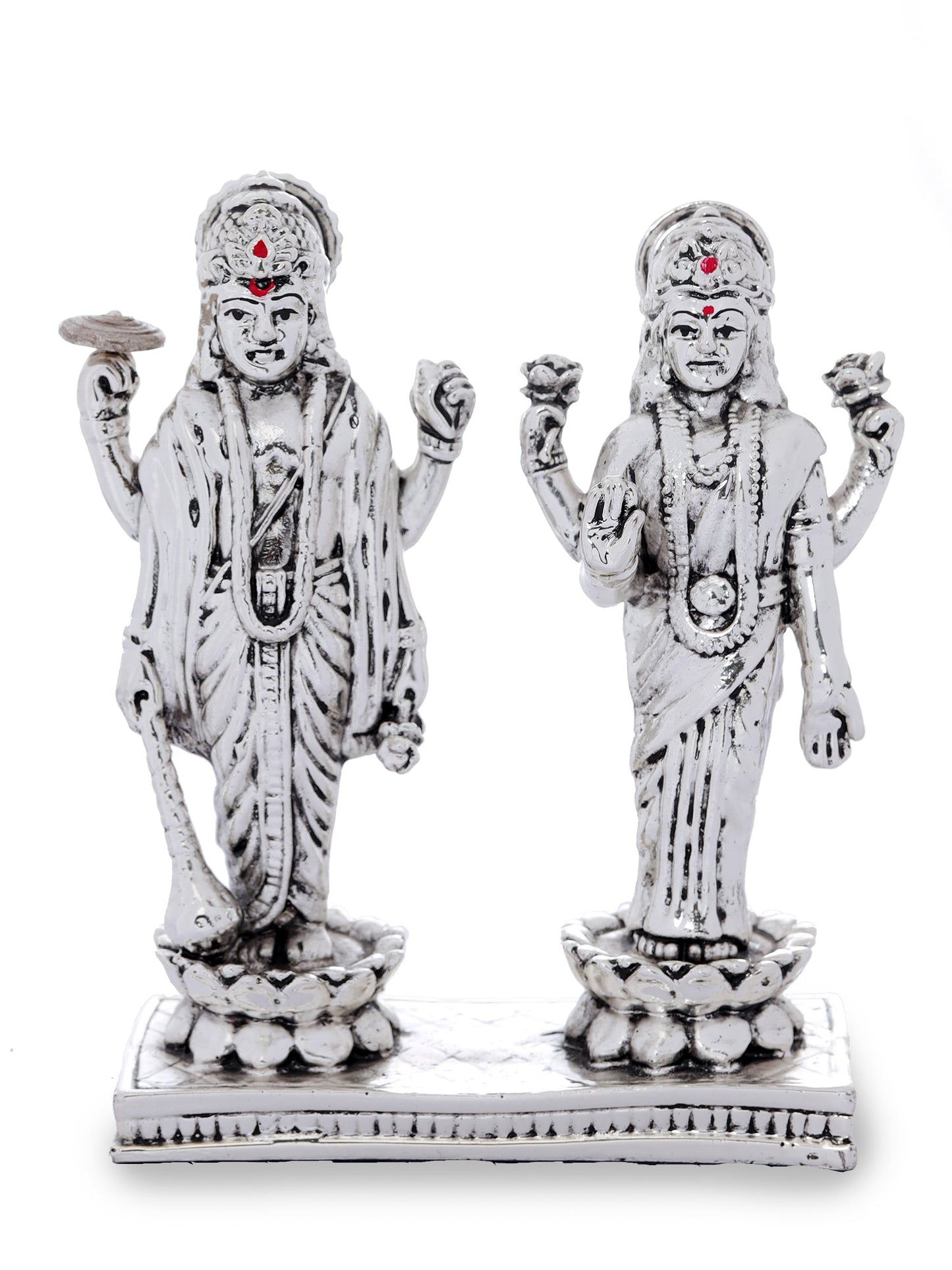 Vishnu Laxmi Made In Silver Plating
