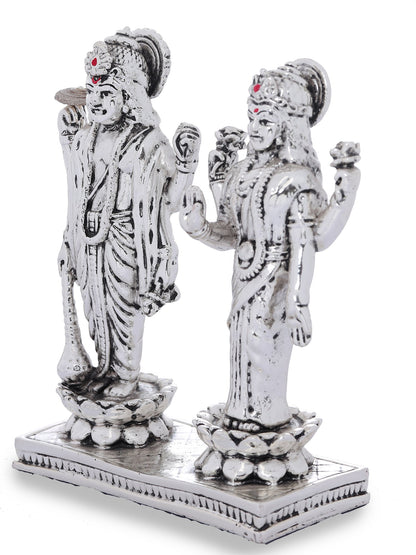Vishnu Laxmi Made In Silver Plating