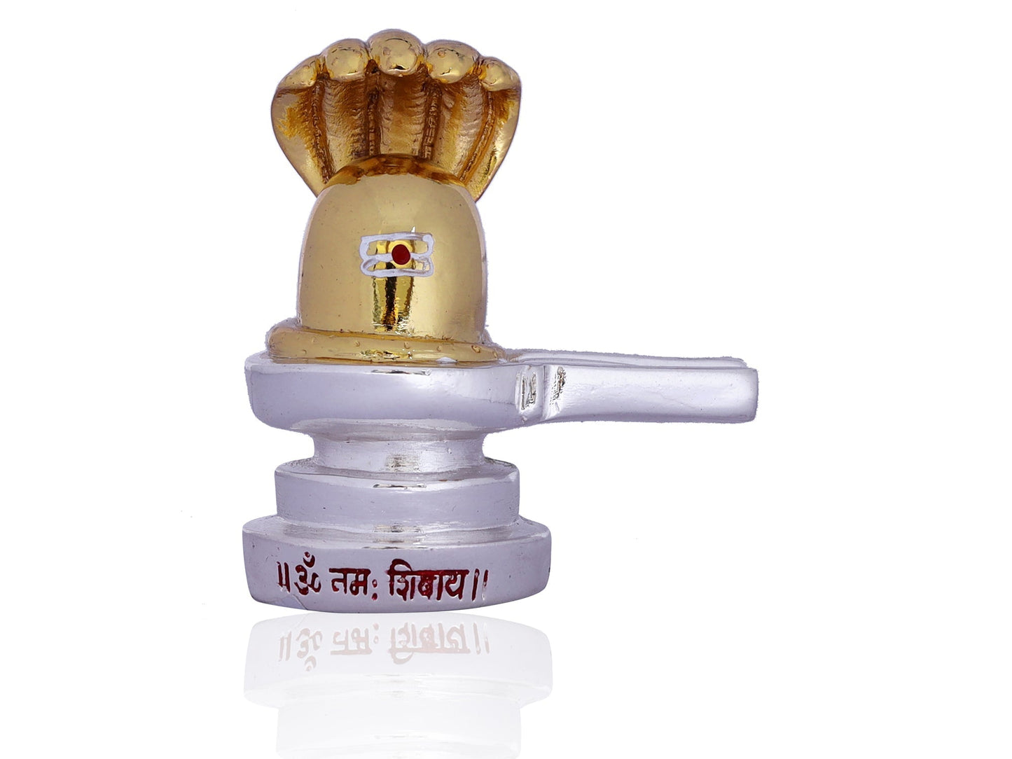 Brass Shivling Made In Gold Plating