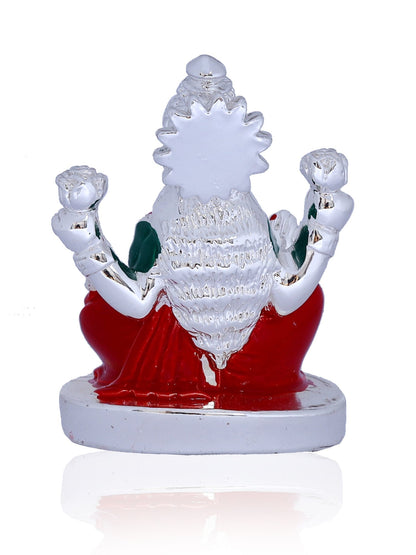 Laxmiji Made In Silver Plating in Red Saree