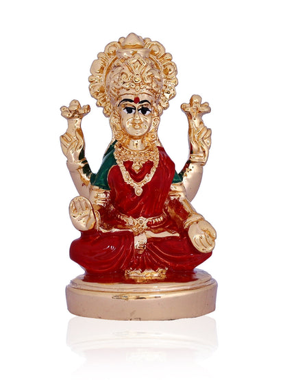 Laxmiji Made In Gold Plating in Red Saree