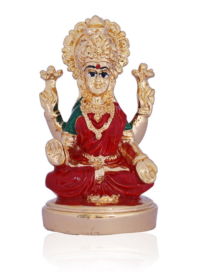 Laxmiji Made In Gold Plating in Red Saree