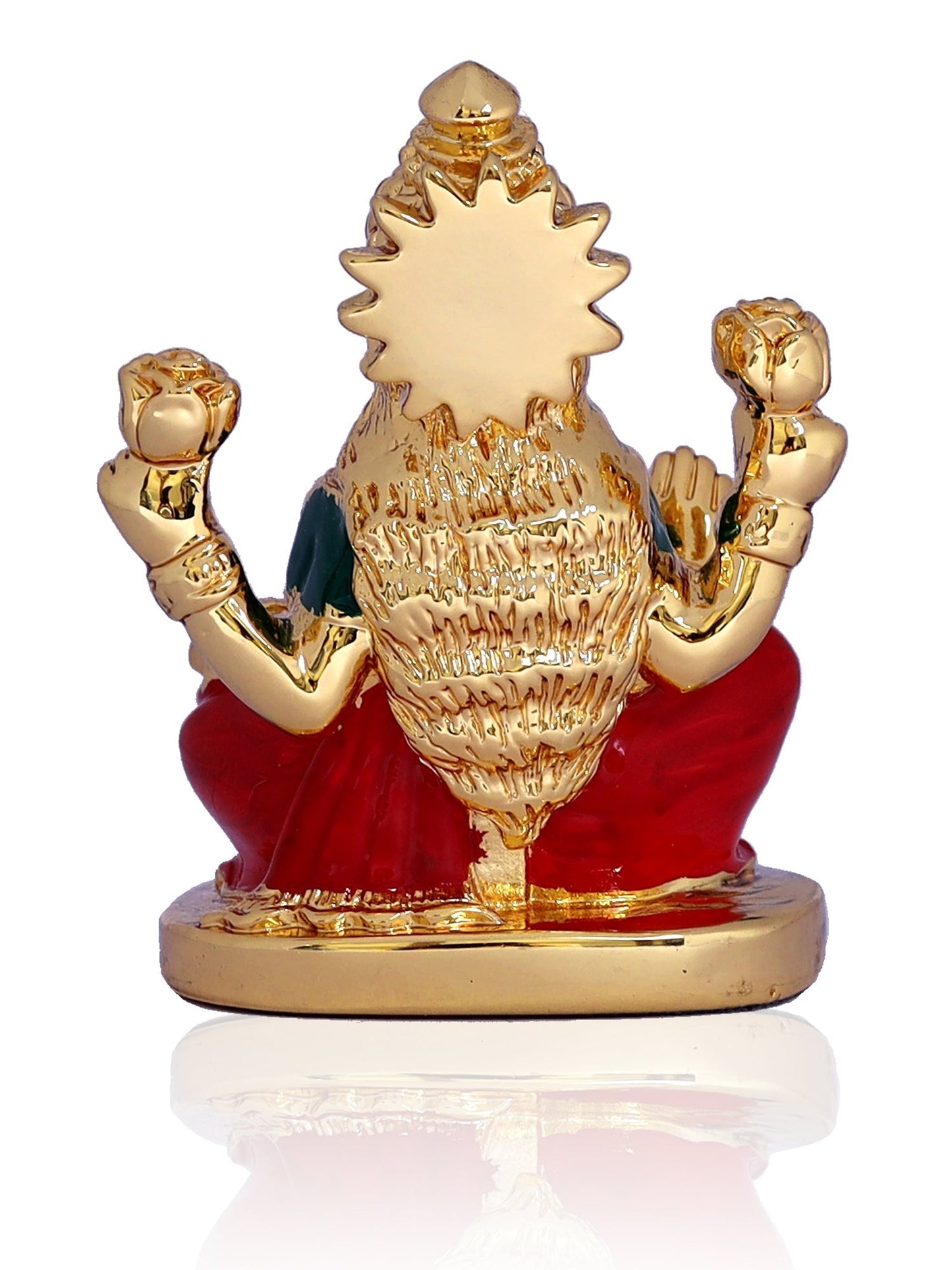 Laxmiji Made In Gold Plating in Red Saree