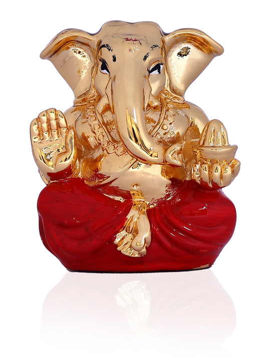 Ganesha Made In Gold Plating Base Material Resin