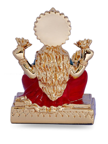 Laxmiji Made In Gold Plating in Red Saree