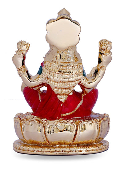 Laxmiji Made In Gold Plating in Red Saree