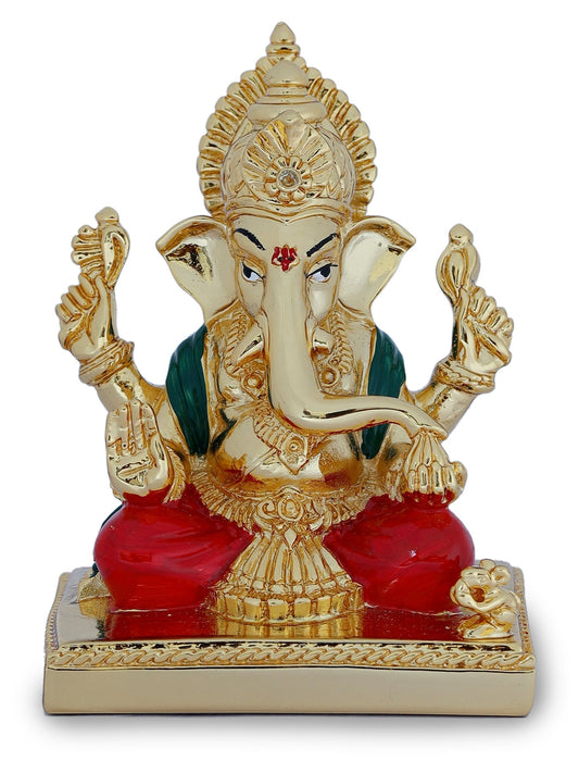 Ganesha Made In Gold Plating Base Material Resin