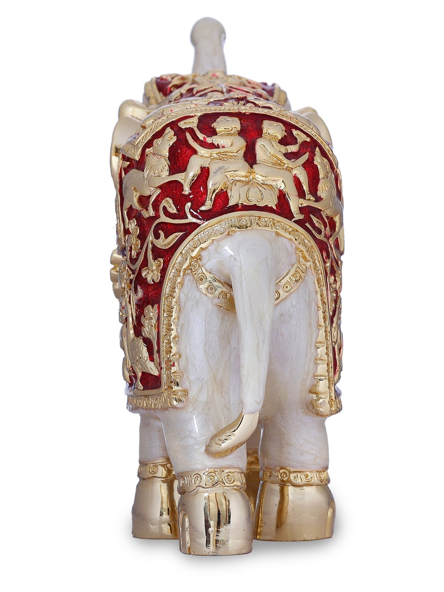 Pair of Gold Plated Resin Elephant