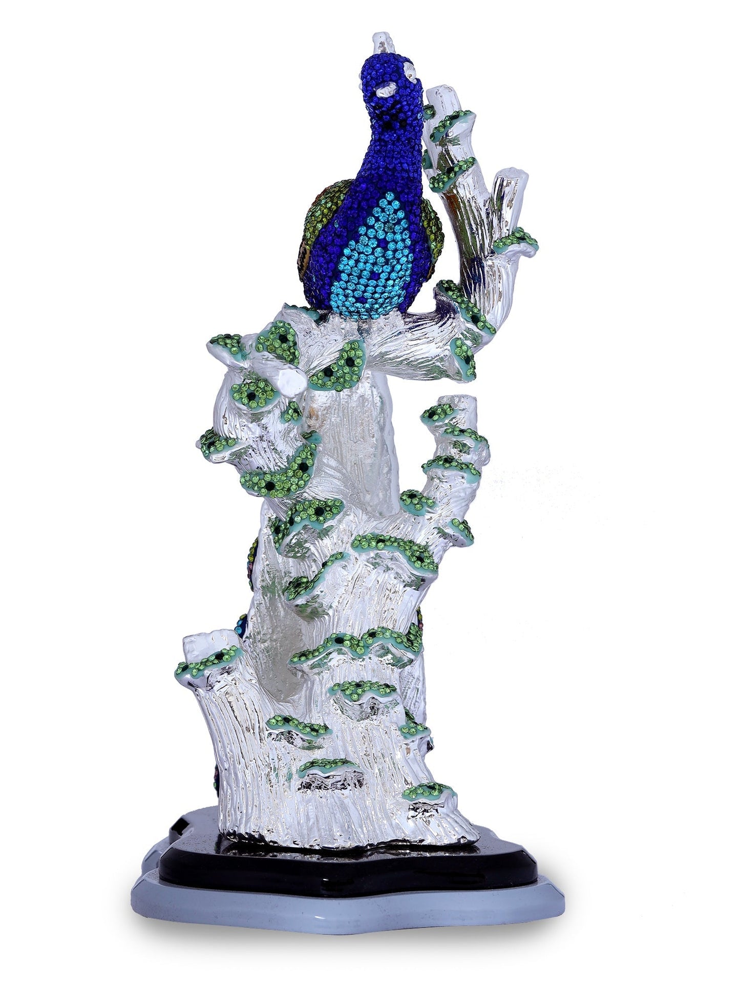 Resin Peacock Made In Silver Plating
