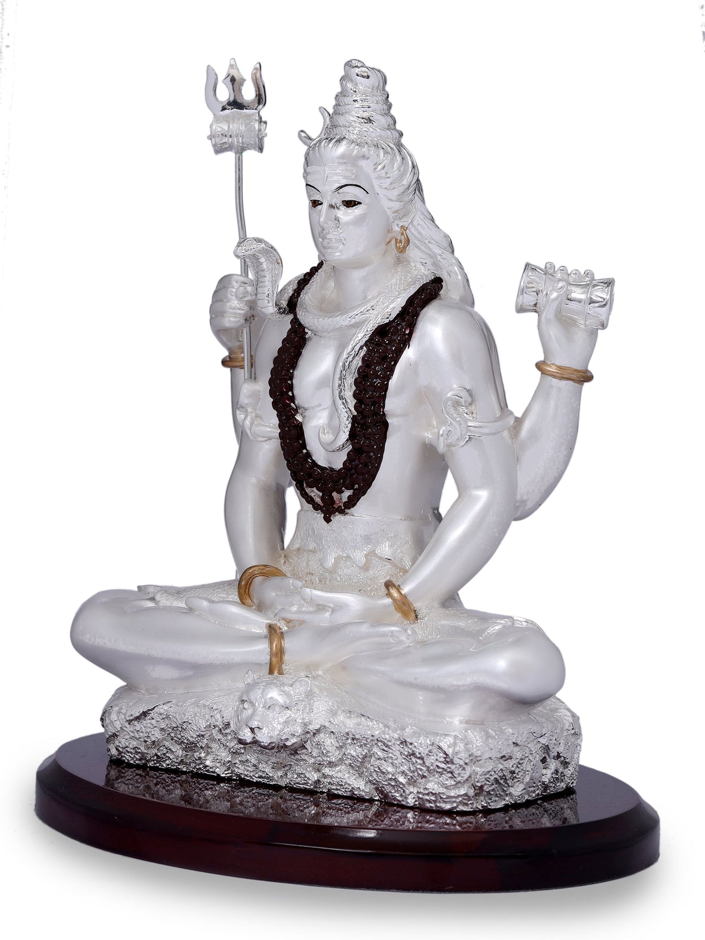 Resin Shivji Made In Silver Plating